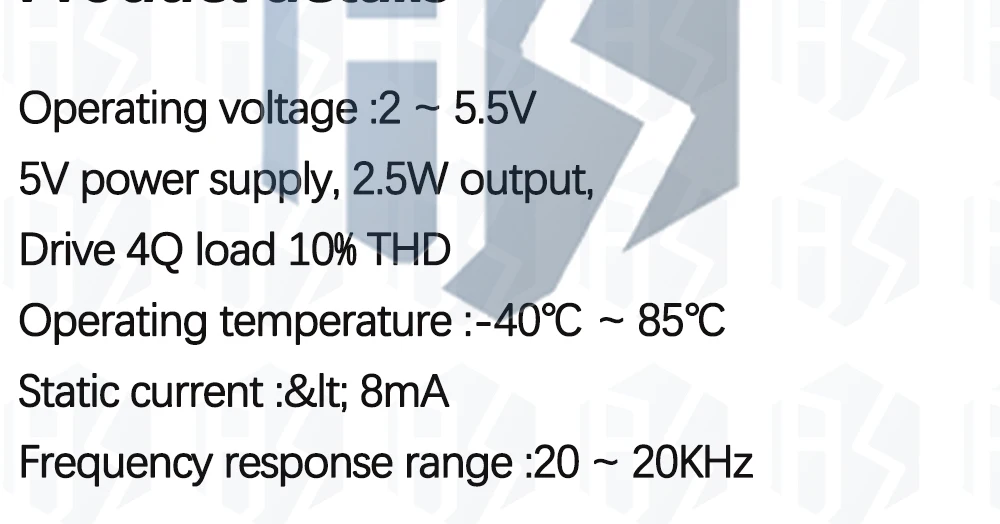 1~10PCS EGBO PAM8302A CJMCU-832 PAM8302 2,5W Einkanal-Verstärkerplatine Klasse D Modul Entwicklungsplatine Audio-Leistungsverstärker – Detail 36
