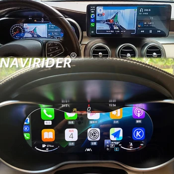 Dashboard For Mercedes Benz GLC C-Class 2015-2018 NGT 5.0 LCD Screen 12.3" Upgrade Smart Cluster Speedometer Instrument Cluster 1