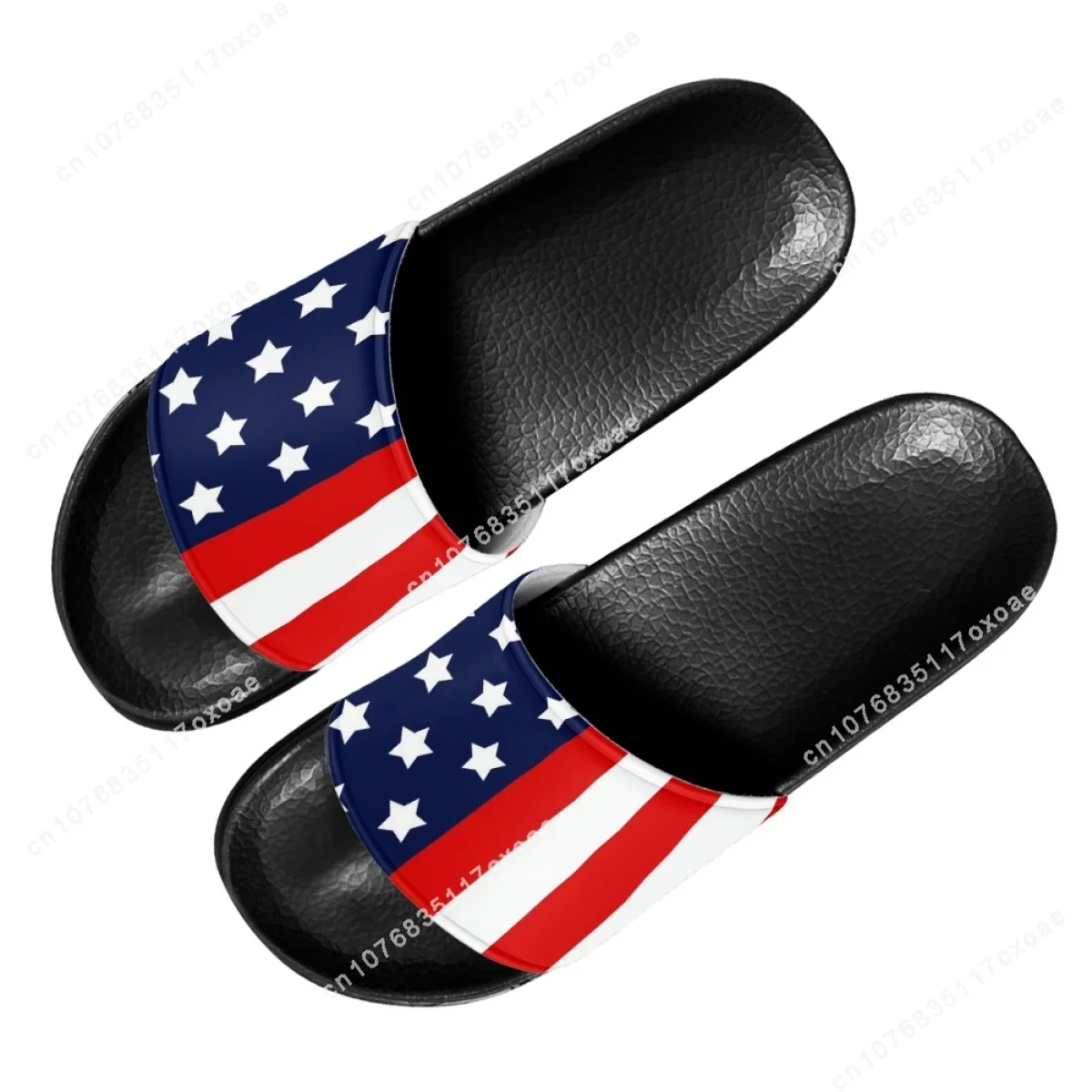 BELIDOME Luxury Designer American Flag Pattern Sandals Fashion Home Adult Comfortable Anti-Slip Slippers Cool Beach Slides Gift