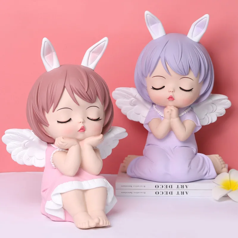 Creative Annie Baby Angel Girl Heart Girl Decorative Ornament