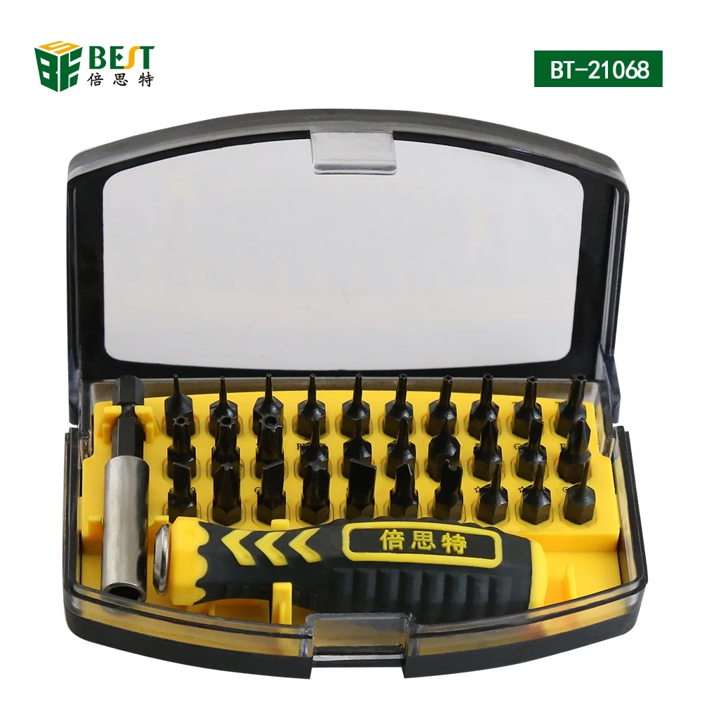 

32 in 1 Professional Screwdriver Kit Magnetic Screw Driver Bits for Phone Tablet Watch Glasses RC DIY Repairing Hand Tools Set