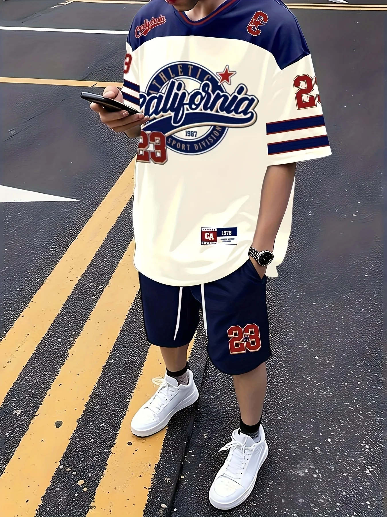 تتميز المجموعة الرجالية الجديدة لصيف 2025 على أزياء الهيب هوب غير الرسمية للشارع والراحة والنعومة مع طباعة رقمية ثلاثية الأبعاد