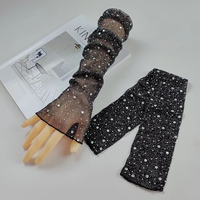 Fingerless Gloves Silver Thread Gloves Omni Ol Hand Warming Balm