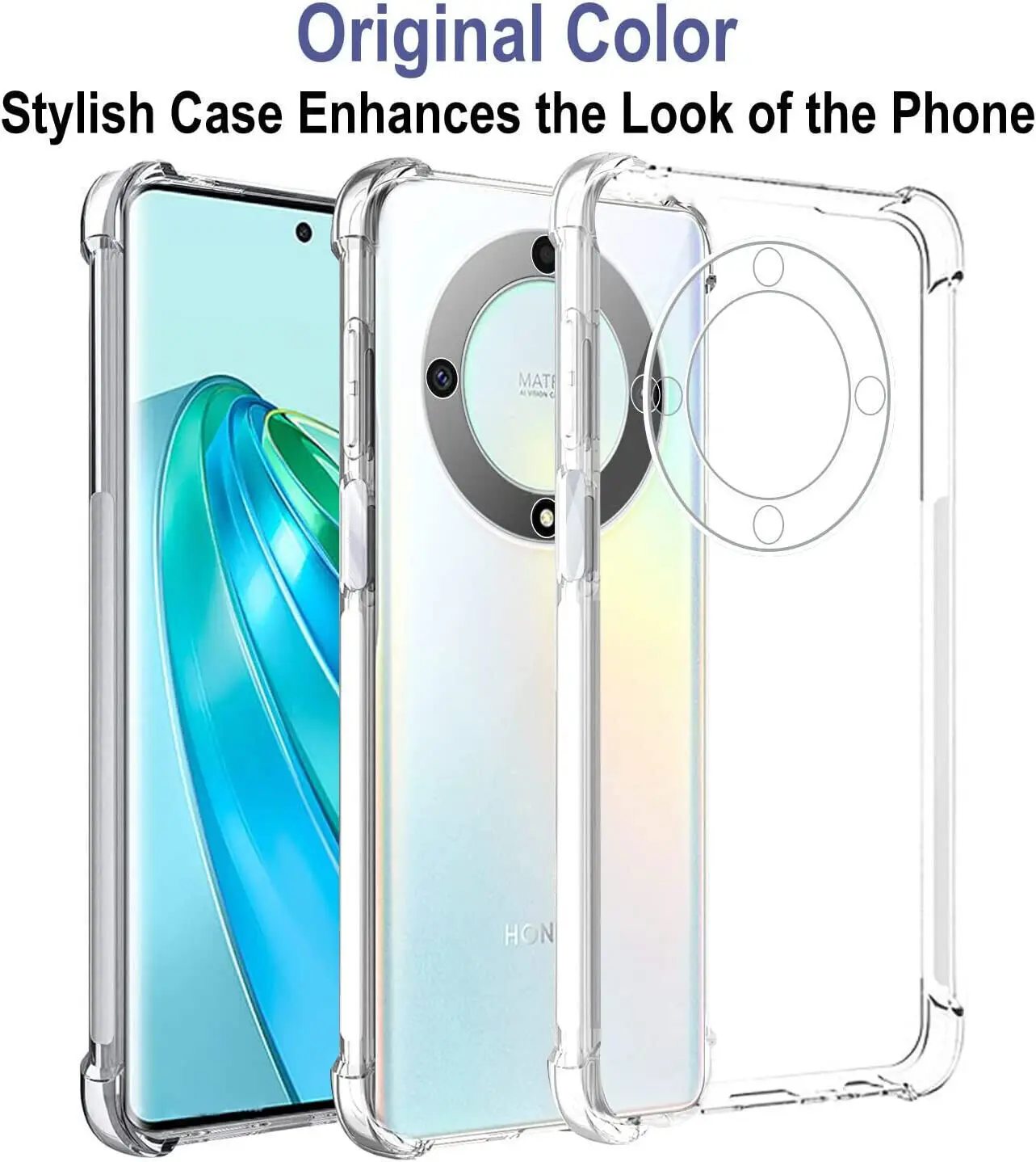 Shockproof Airbag Transparent TPU Protective Case