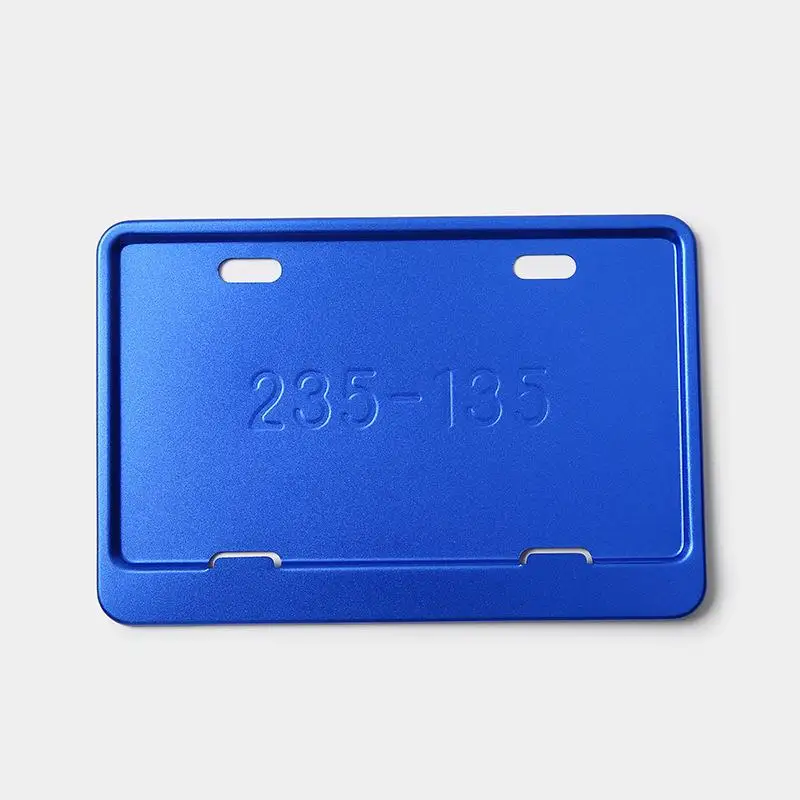 Aluminum Alloy License Plate Holder for Motorcycles - New Philippine Design