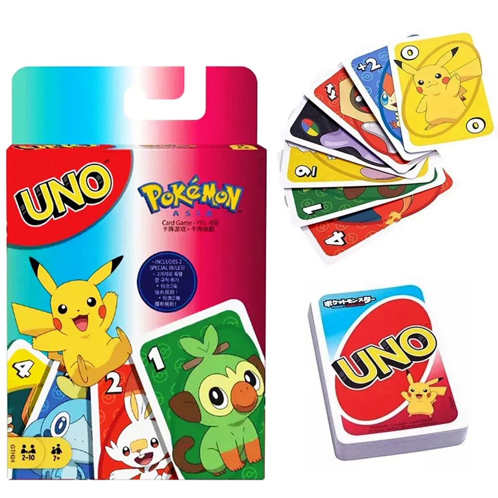 uno Board Games UNO Pokemon Cards Table uno Game Letters Classic