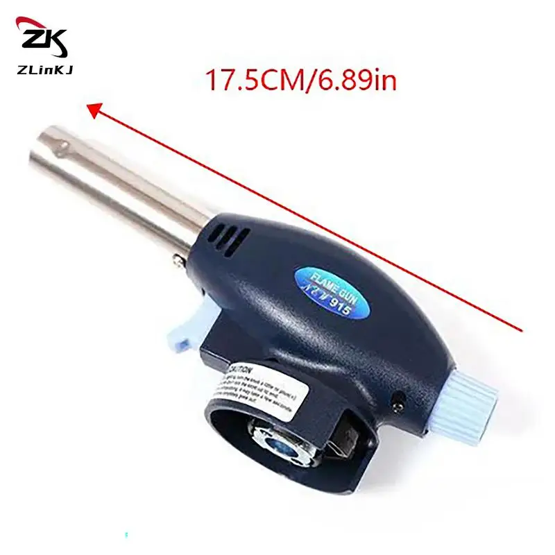 Butane Gas Burner 1Pcs Torch 915 Butane Burner Welding Gas Torch Outdoor Picnic BBQ Brazing Gas Soldering Heat Gun Part Camping Equipment