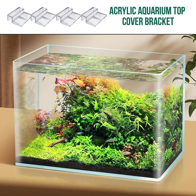 Aquarium Lid Clips Stable And Strong Transparent Easy Use Aquarium Fish  Tank Glass Fixed Cover Clip Clamp Bracket Holder - AliExpress