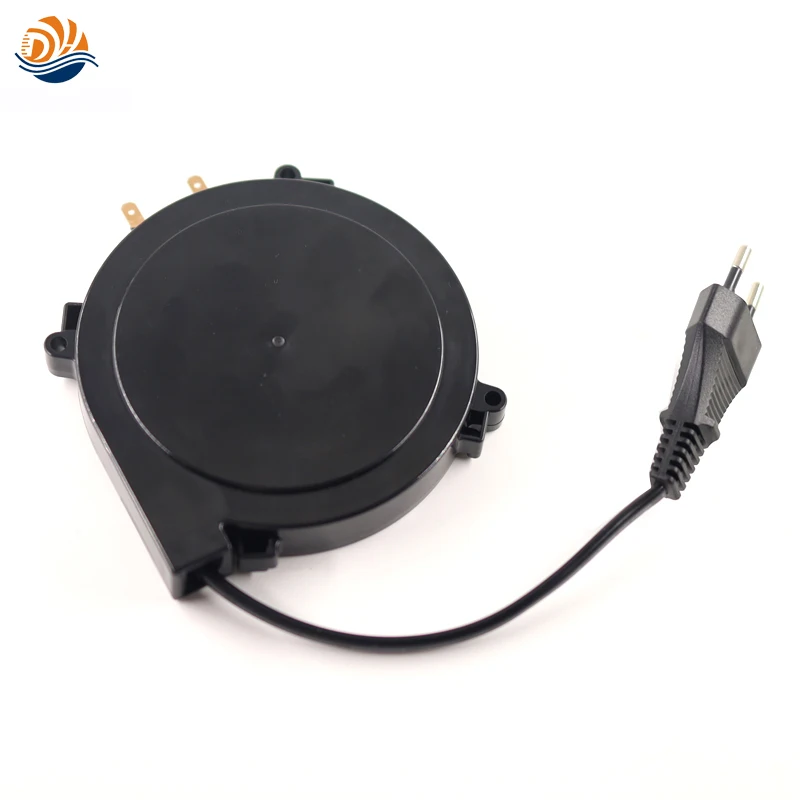 Free Shipping Customized Fixed End 2M EU Plug Auto Retractable Power  Extension Cord Reels - AliExpress