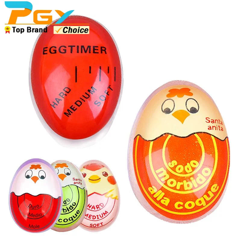 

Kitchen Hard Boiled Egg Timer Egg Perfect Color Changing Timer Soft Hard Egg Boiler Timer Cooking Tools Eco-Friendly Egg Tool