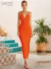 Orange Bandage Dress