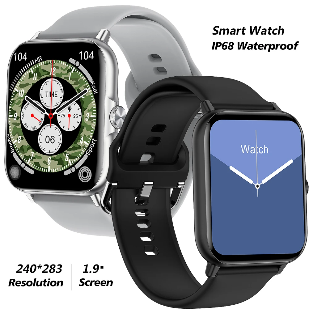 

Спортивные Смарт-часы для женщин, Bluetooth, IP68, 1,9 дюйма, TFT, 22 мм