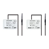 Tuya Smart Zigbee Switch With Temperature Sensor Passive Dry Contact Zigbee Relay Work With Home Assistant