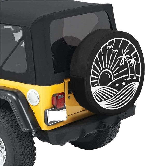 Jeep Tire COVER, Spare Wheel COVER, Rising Sun Palm Trees Mountains, Custom  Unique Design, Back Tire Adventurous Jeep Lover Gift AliExpress