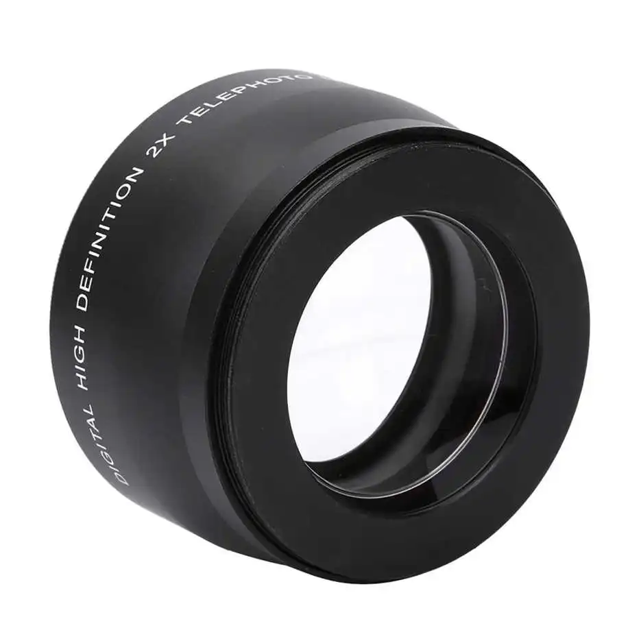 Lens of Camera 58MM 2X Magnification Universal Teleconverter Camera Lens For Cameras Accessory Camcorder