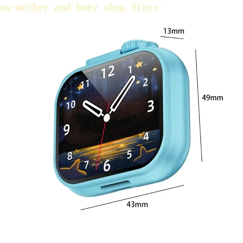 066B 10X 줌 카메라 17 게임 음악 플레이어 계산기 및 SOS 라이트가 포함된 어린이 교육용 Smartwatch
