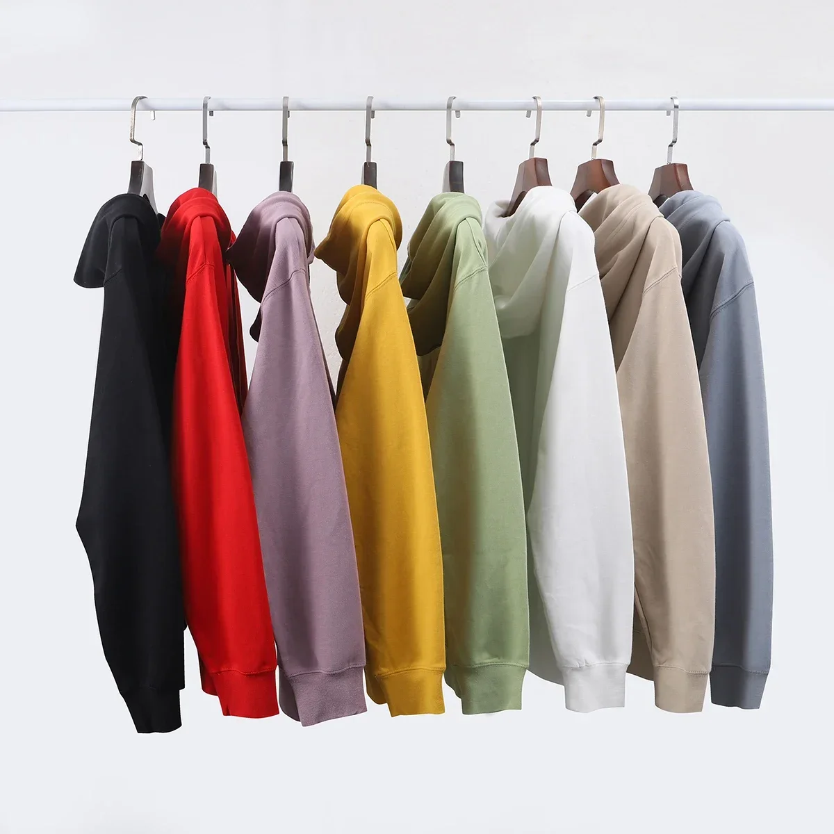 

For Customization Custom Fleece T-shirt Pullover Hoodie Sweater Blank Basic Solid Sweatshirt Hoodies Men