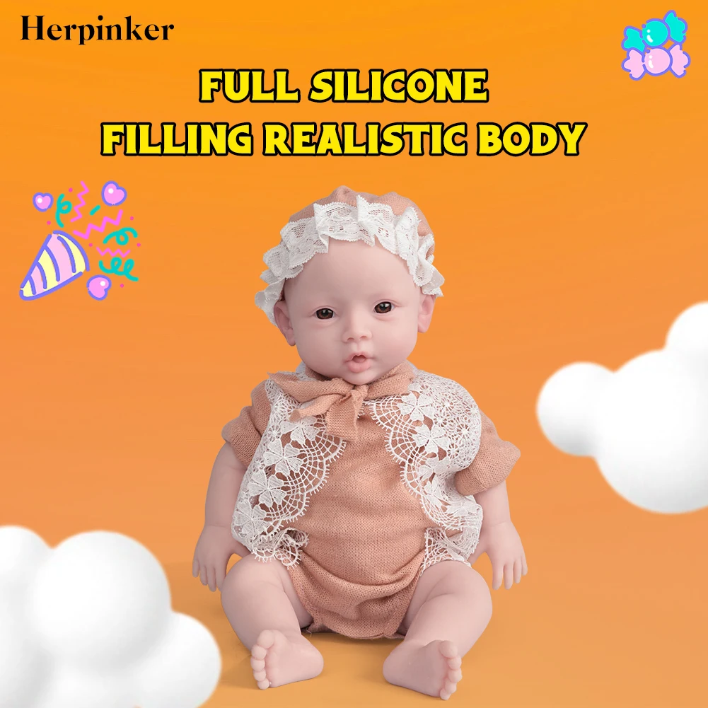 47cm100FullSiliconeRebornBabyDollToysfullbodygirlsRealistic