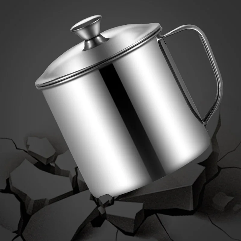 Stainless Steel Cup Portable Coffee Cup Camping Travel Mug Metal Coffee Mug Water Drinking Milk Tea Tumbler stainless steel cup