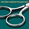 Round Head Small Scissors Nose Hair Trimmer for Men's Manual Special Nose Hole Trimming, Shaving Scissors Divine Tool 2