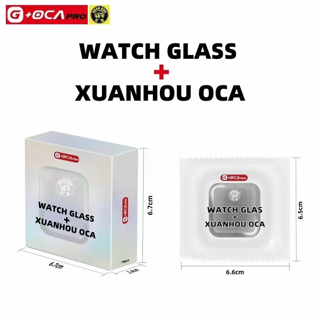 

5 шт. G + OCA Pro Внешний стеклянный объектив переднего экрана с OCA для Apple Watch серии S3 S4 S5 S6 SE S7 S8 S9 45 41 38 мм 40 44 мм 49 мм