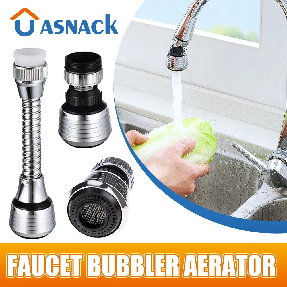 

Faucet Bubbler Aerator 360 Degree Rotatable Kitchen Adjustable Water Filter High Pressure Nozzle Water Saving Tap Adapter Bat