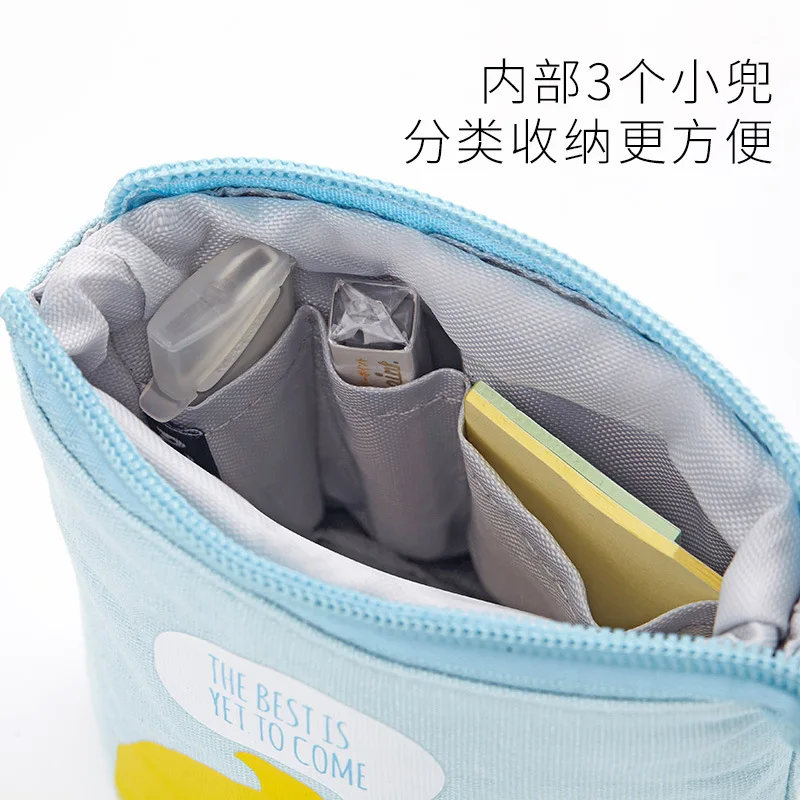 Telescopic Pencil Pouch Standing Pen Holder Cute Pencil Bags Stand Up Pen  Case