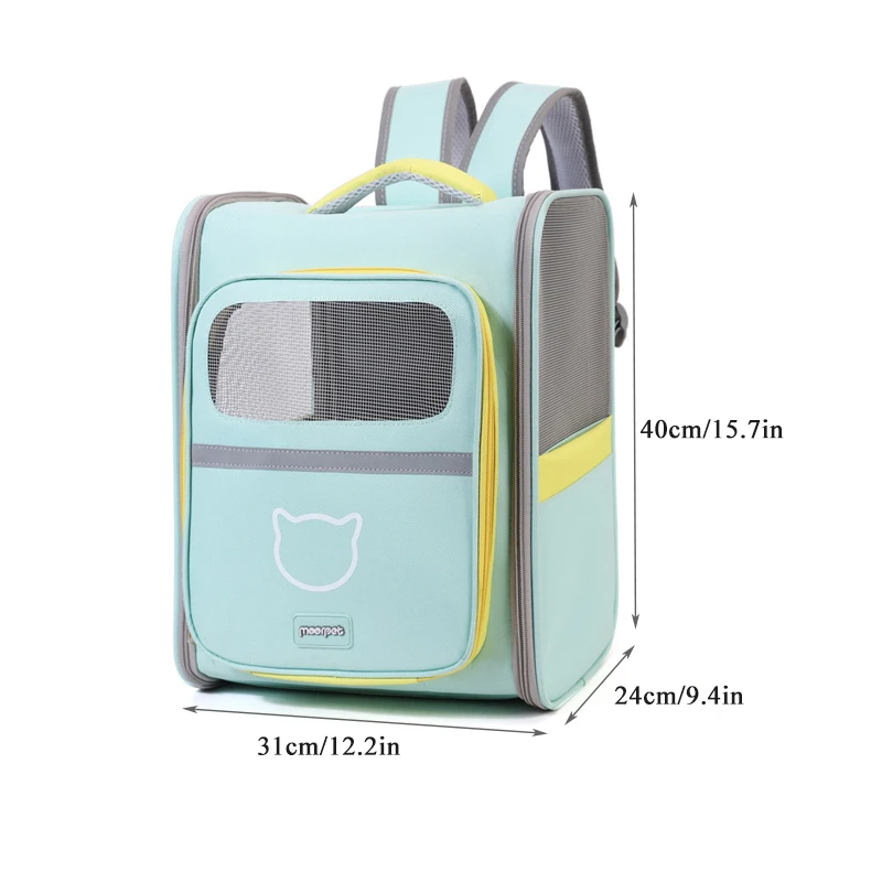 Breathable Cat bag Portable Pet Carrier Backpack Cats Small Dogs Outdoor Travel Folding Backpack Suit Cats within 6kg