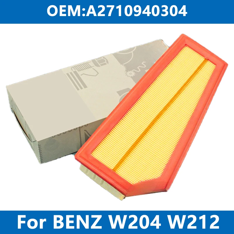 

Car Air Filter Cleaner Element A2710940304 For Mercedes Benz W204 W212 C204 C180CGI C200K E200 E250 CLASS Coupe High Flow Intake