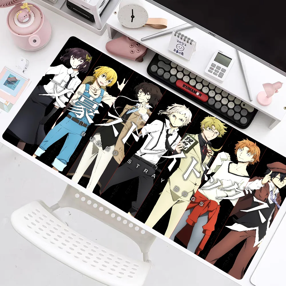 Bungo Stray Dogs Anti-Slip Table Mat Student Mousepad Gamer Computer Keyboard Pad Games Pad for PC Mouse Carpet 6