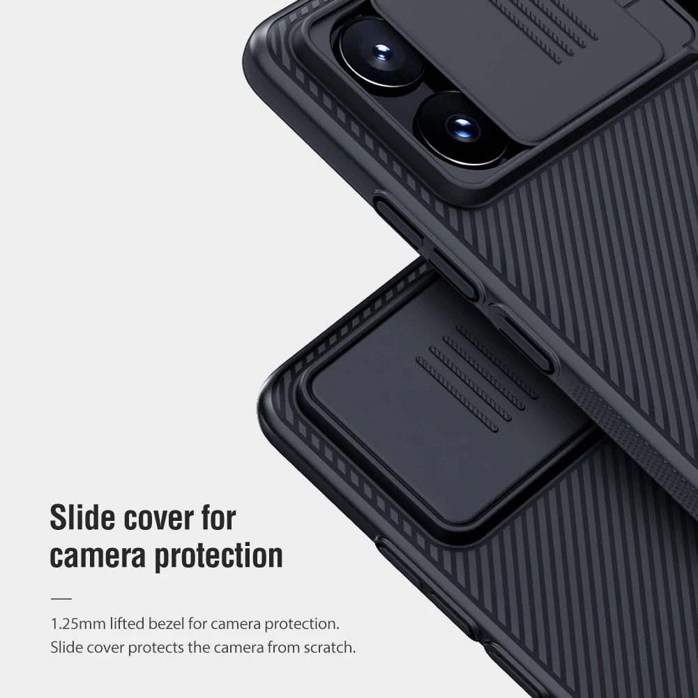 Nillkin Case for Xiaomi Poco X6 Pro 5G Shockproof Phone Cases with Slide Camera Cover 3
