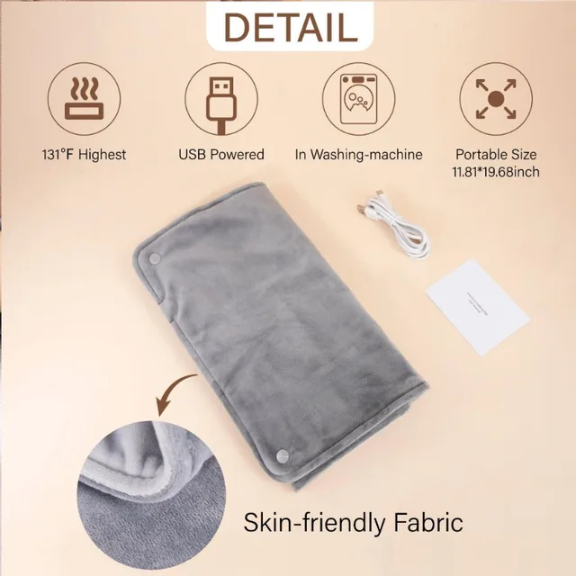 Winter Pet Heating Blanket Temperature Warm Cat Dog Mattress Indoor Heating Pad Pet Supplies USB heating pad 4