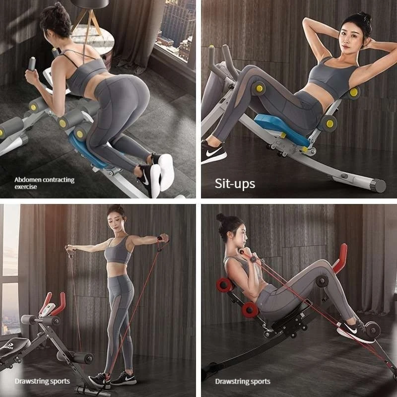 Waist Machine Abdominal Muscle Training Device Multifunctional Supine Board Foldable Belly Sports Fitness Equipment