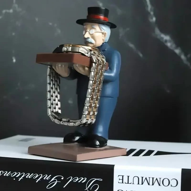 Creative Watch Stand Beautible Ultra Stand Holder Resin Display Desktop Watches Accessories with Anti Slip Cushion Design