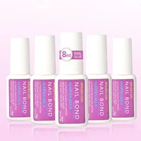 8ml Brush-on Fast Drying Nail Glue for False Nails Glitter Acrylic Nail Rhinestone Decoration 1/5pcs Nail Tips Bond Glue Nail To 2