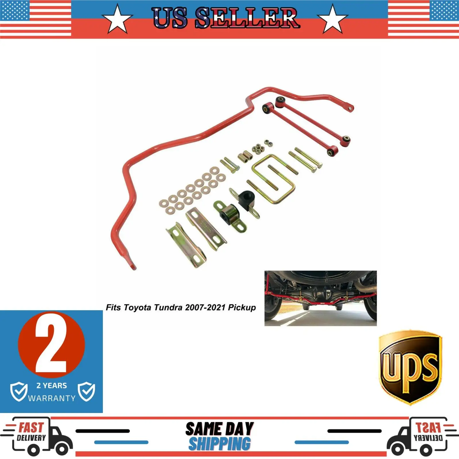 REAR SWAY BAR KIT PTR11-34070 Fit for Toyota Tundra Base Limited Platinum 2013 