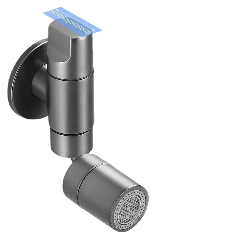 

Balcony mop pool faucet, household single cooling in wall style bathroom, all copper mini mop pool faucet