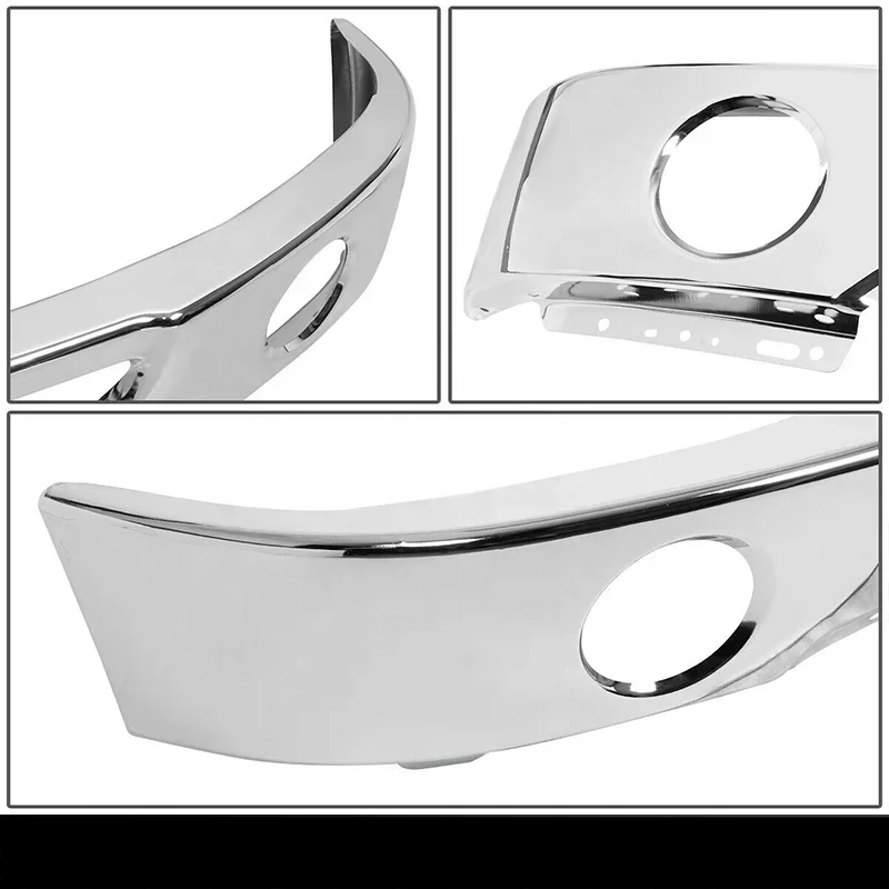 Front chrome bumper with fog lamp hole car bumpers for Ford F150 PICKUP 2006 2007 2008custom