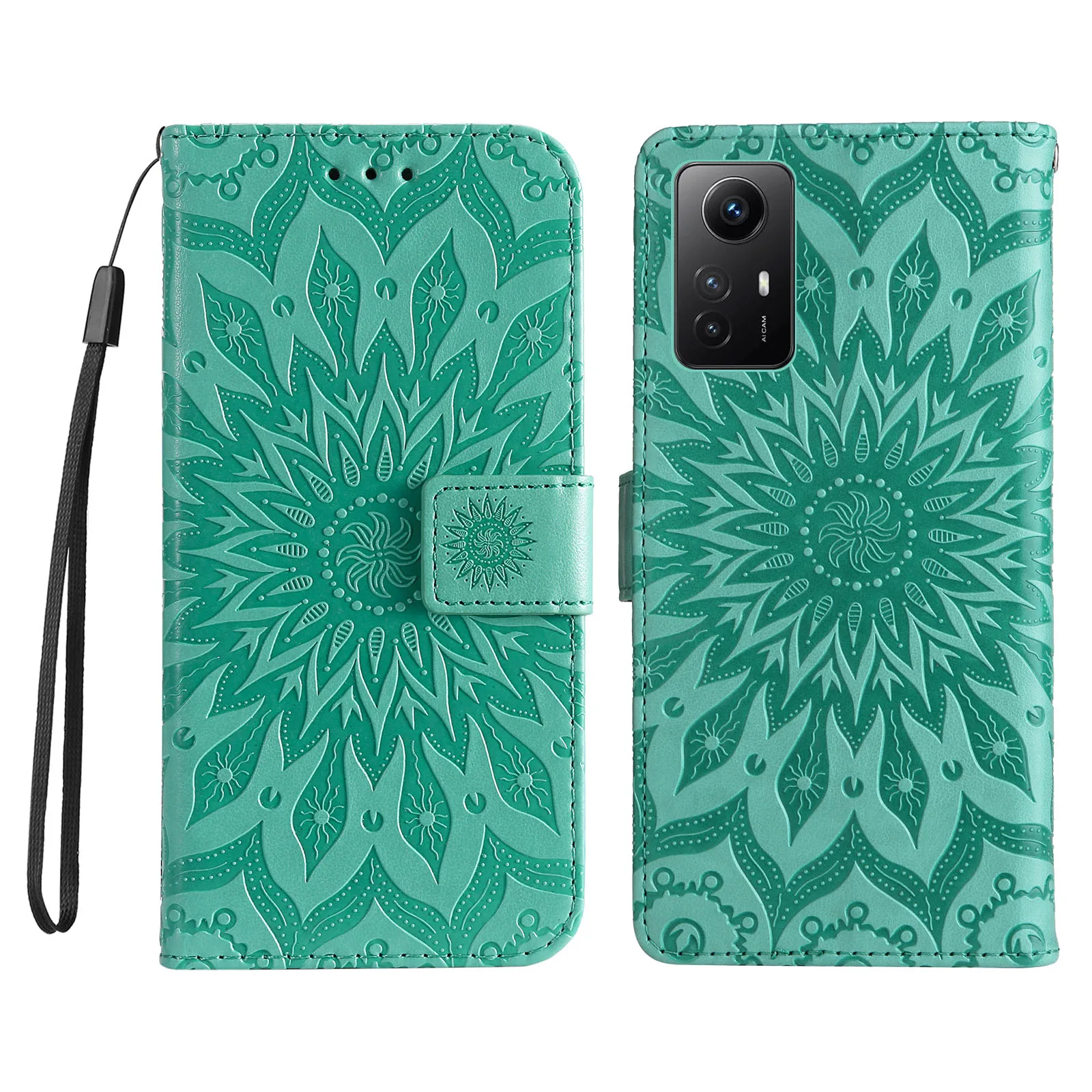 

Кожаный чехол-книжка для Xiaomi Redmi Note 12 S, 4G