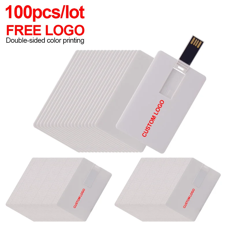 100pcs/lot Credit Card Master Card American Express Usb Flash Drive