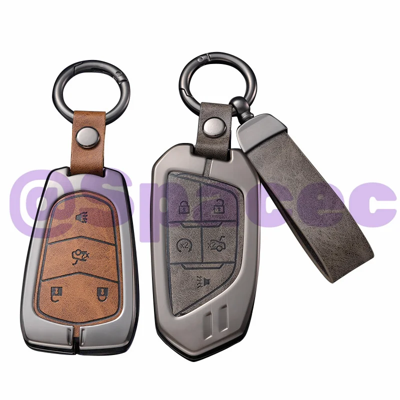

Car Key Case For Cadillac Xt5 Xt4 Xt6 Ct5 Ct6 Ct4 Xts Atsl With Buckle