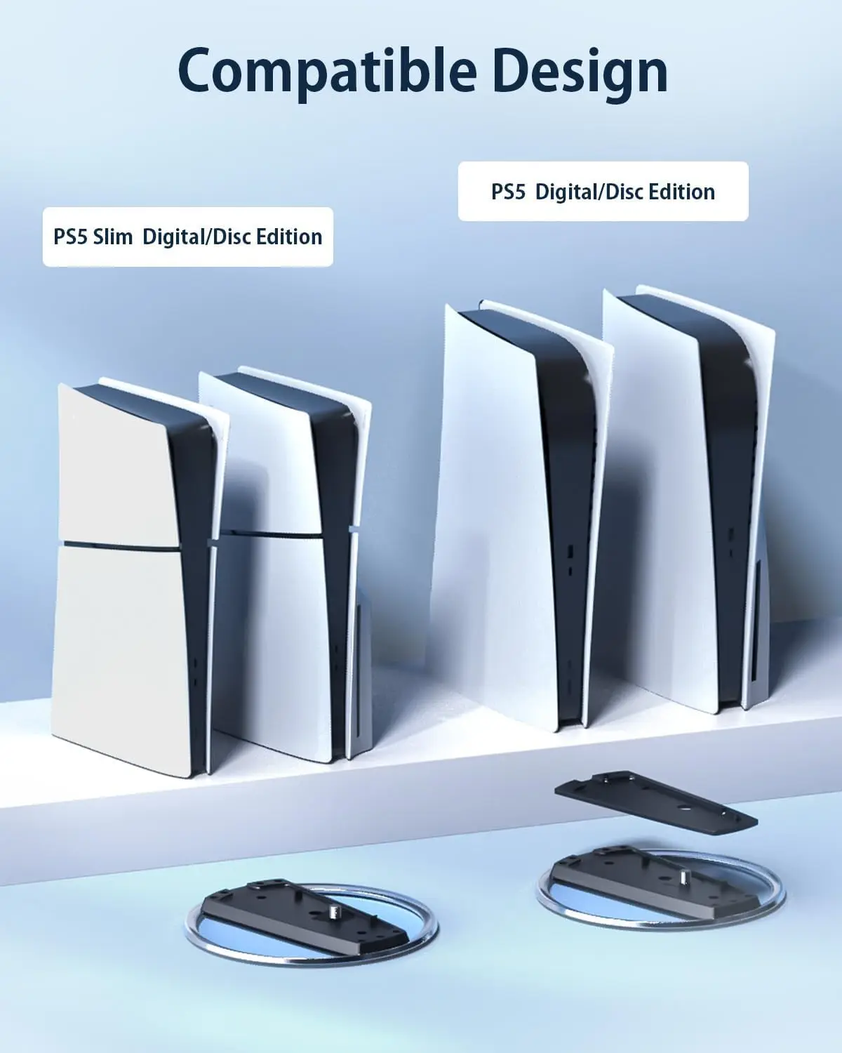 Premium Vertical Storage Stand for Gaming Consoles – Ideal Organizing Solution for Gamers