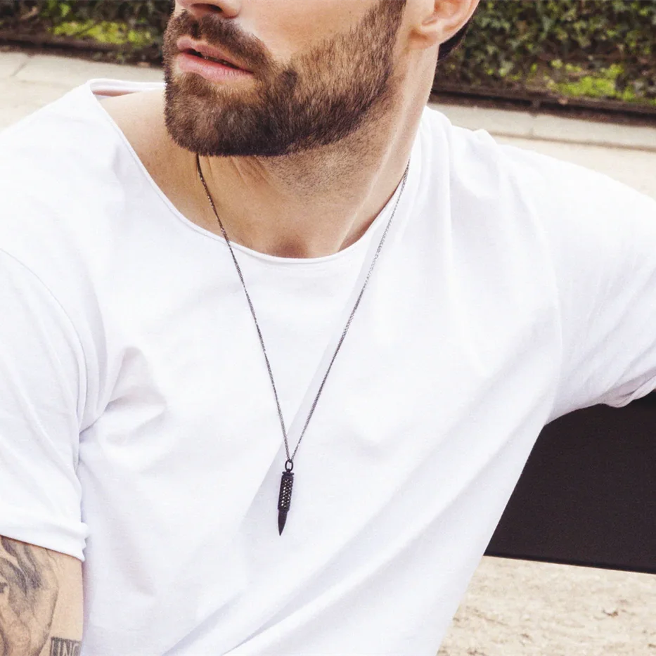 Sc7a5ccd9f6dd49c499192452c5fb2650q French Luxury Statement Jewelry 925 Silver Bullet Necklace Bracelet Earrings For Men And Women Holiday Gifts Mallzona