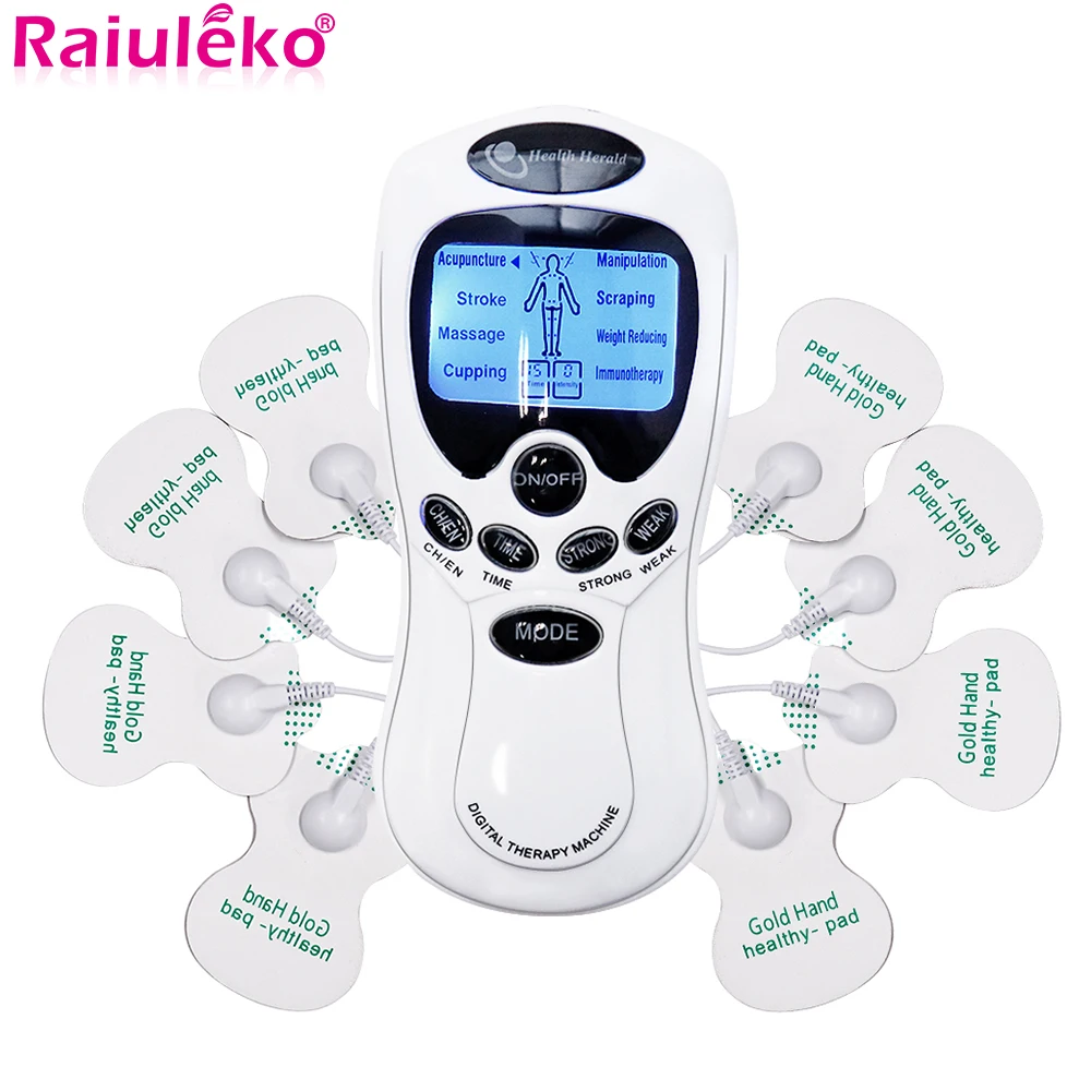 

8 Modes Low Frequency Therapy Device Tens Electrostimulator Massage Machine Physiotherapy Equipment Ems Muscle Stimulator