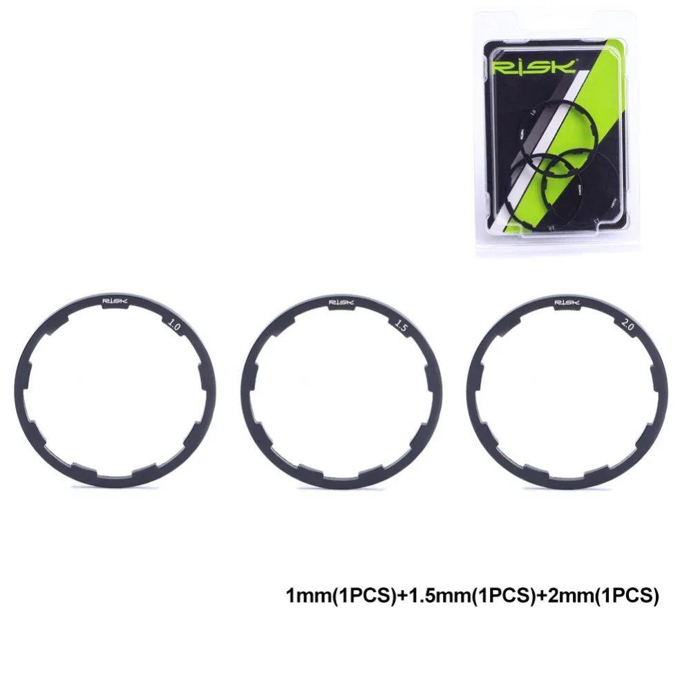 Fahrrad Rillen Nabe Unterlegscheibe MTB Tretlager Spacer Schwungrad Kassette Dichtung Rennrad Freilauf Unterlegscheibe 1/1,5/2/1,85mm 10S 11S – Detail 6