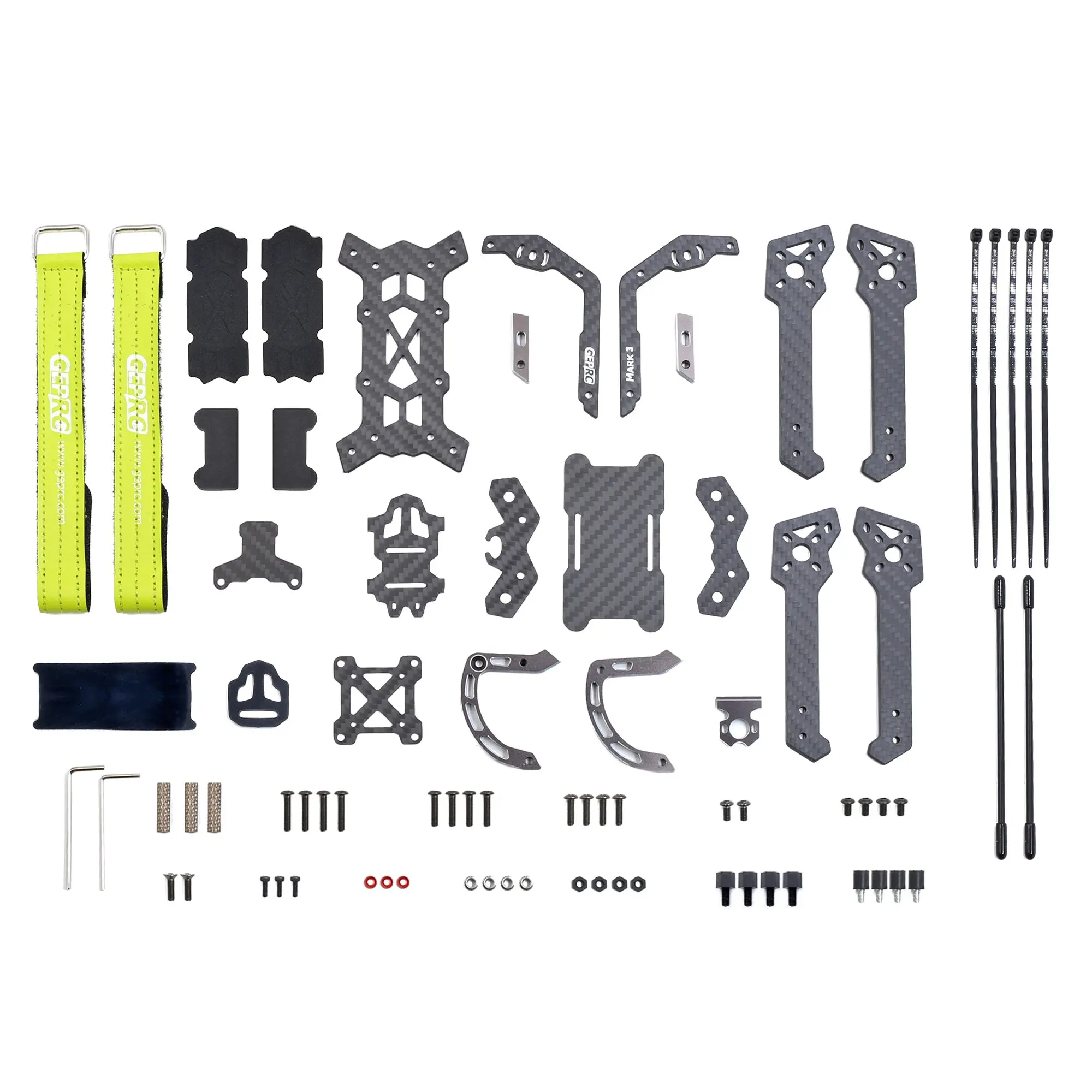 

GEPRC GEP-Mark3-Accessories углеродное волокно подходит T5 H5 HB56 T6 серии для DIY RC FPV Квадрокоптер Freestyle Drone Parts