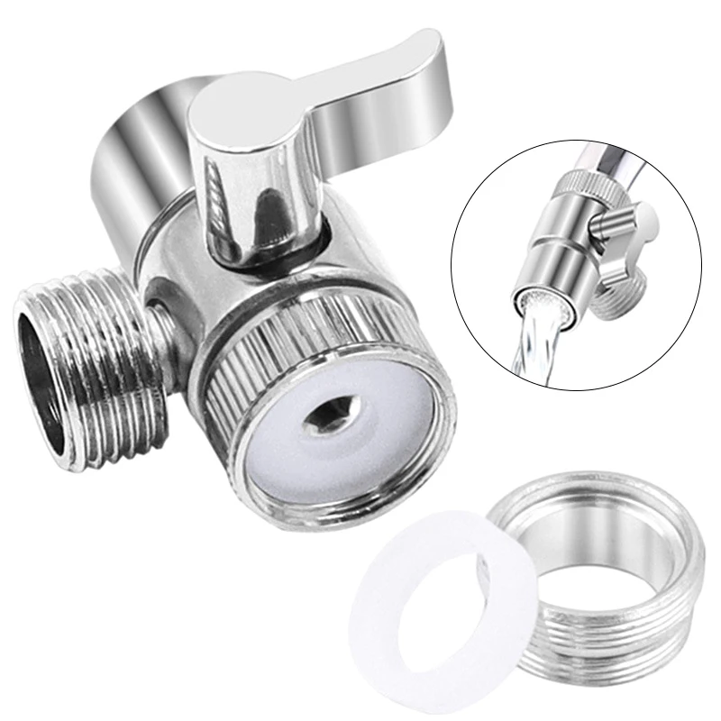 

Zinc Alloy Switch Faucet Adapter Kitchen Sink Splitter Diverter Valve Water Tap Connector Toilet Bidet Shower Kichen Accessories