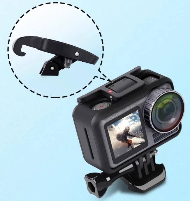 Description Picture 6 of itemProtective Frame Box Lens Screen Tempered Glass Film Screen Protector Shell Case For Dji Osmo Action 1 Camera Accessories