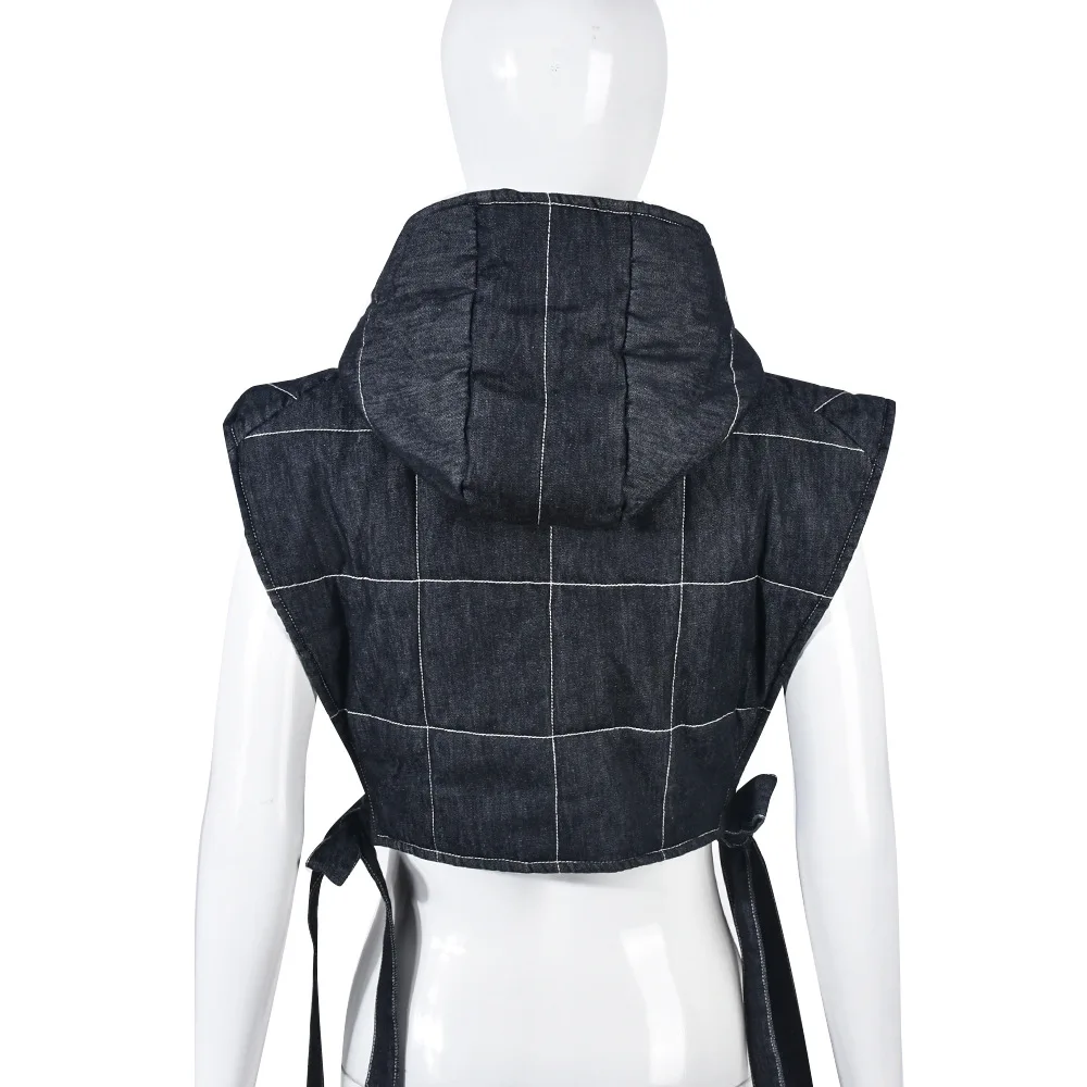 feminino denim bolso solto zíper jaqueta senhoras