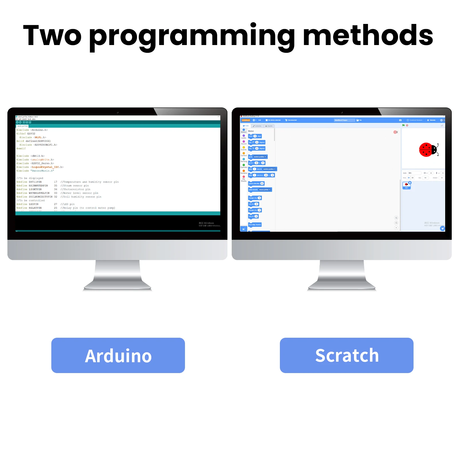 Keyestudio-Kit de inicio de granja inteligente IOT ESP32, para Arduino ESP32, Scratch 3,0, programación gráfica, soporte automático de aplicación Wifi